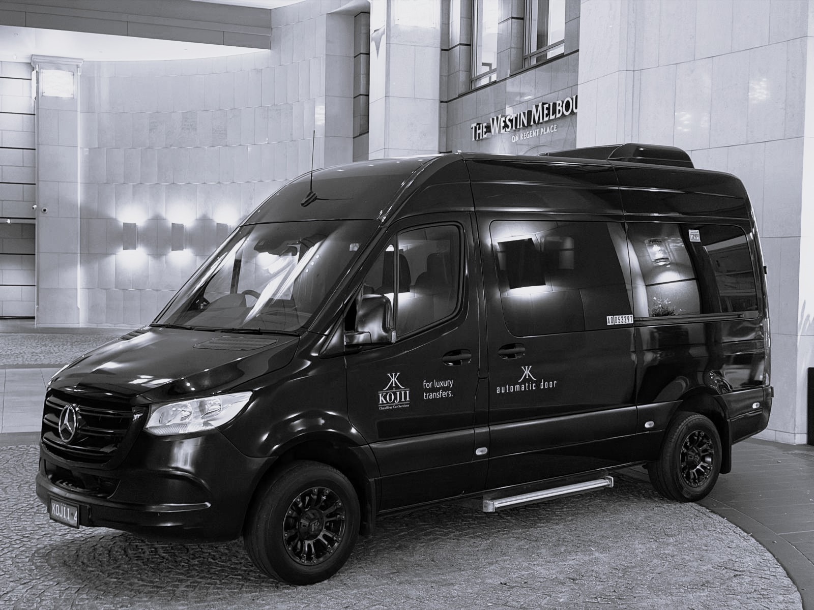 Multi stop Mercedes Sprinter minibus hire Melbourne